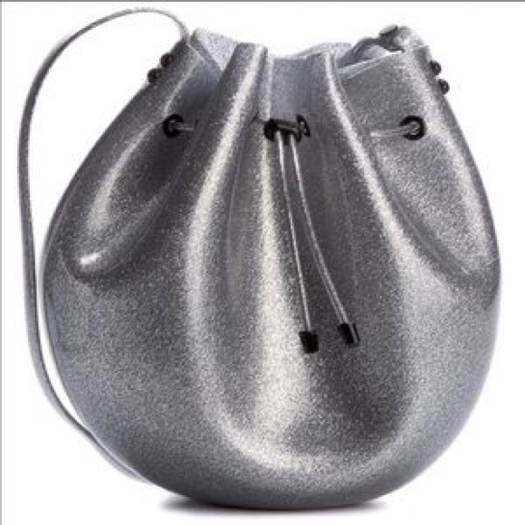 Melissa Handbags - Melissa Crossbody Jelly plastic Silver Purse